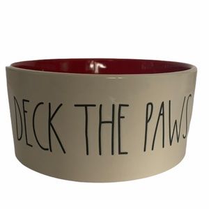 Rae Dunn DECK THE PAWS Bowl
